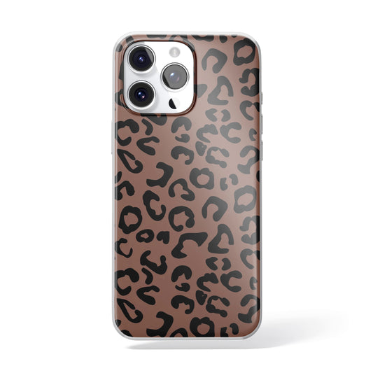 Wild Brown - Klasik Leopar Desenli Telefon Kılıfı