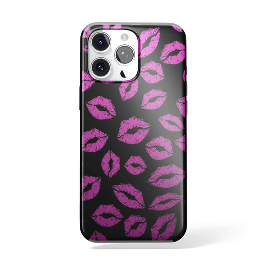 Purple Kiss - Mor Dudak İzli Telefon Kılıfı