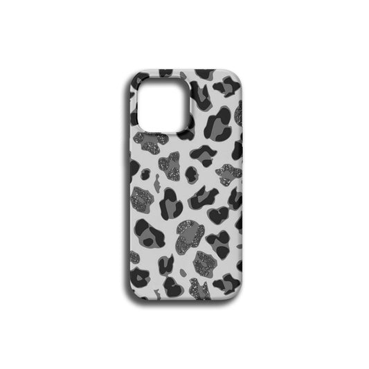 Monochrome Leopard - Leopar Desenli Telefon Kılıfı - Vertexcover.tr