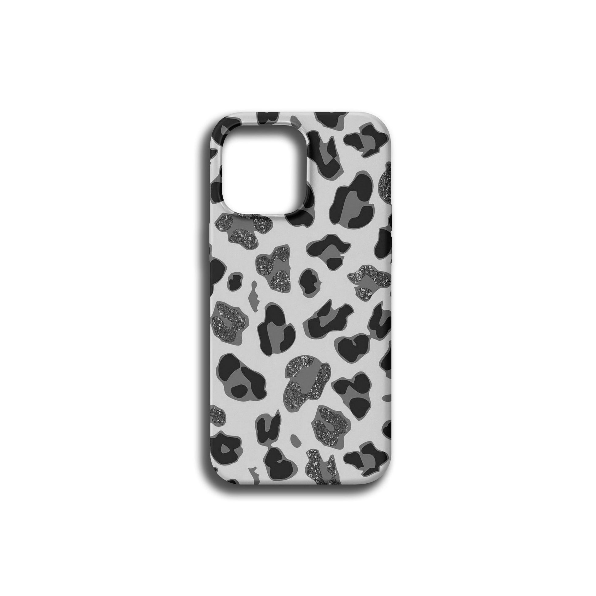 Monochrome Leopard - Leopar Desenli Telefon Kılıfı - Vertexcover.tr