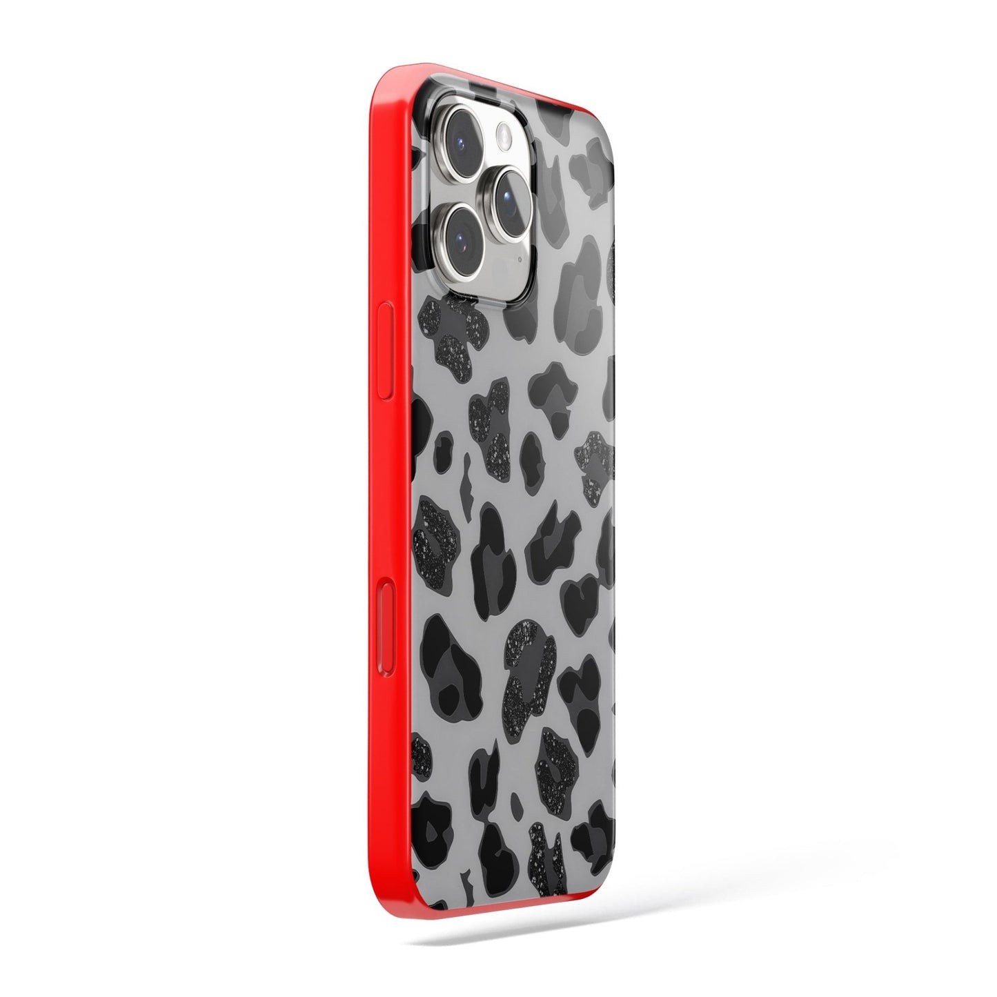 Monochrome Leopard - Leopar Desenli Telefon Kılıfı - Vertexcover.tr