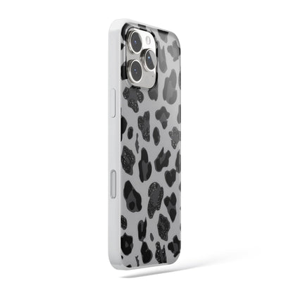 Monochrome Leopard - Leopar Desenli Telefon Kılıfı - Vertexcover.tr