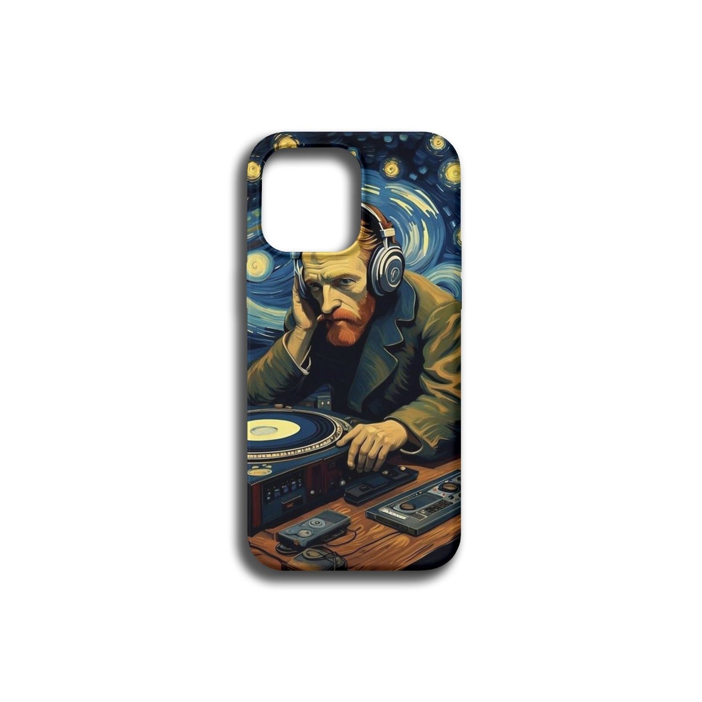 Starry DJ - Van Gogh Temalı DJ Telefon Kılıfı - Vertexcover.tr